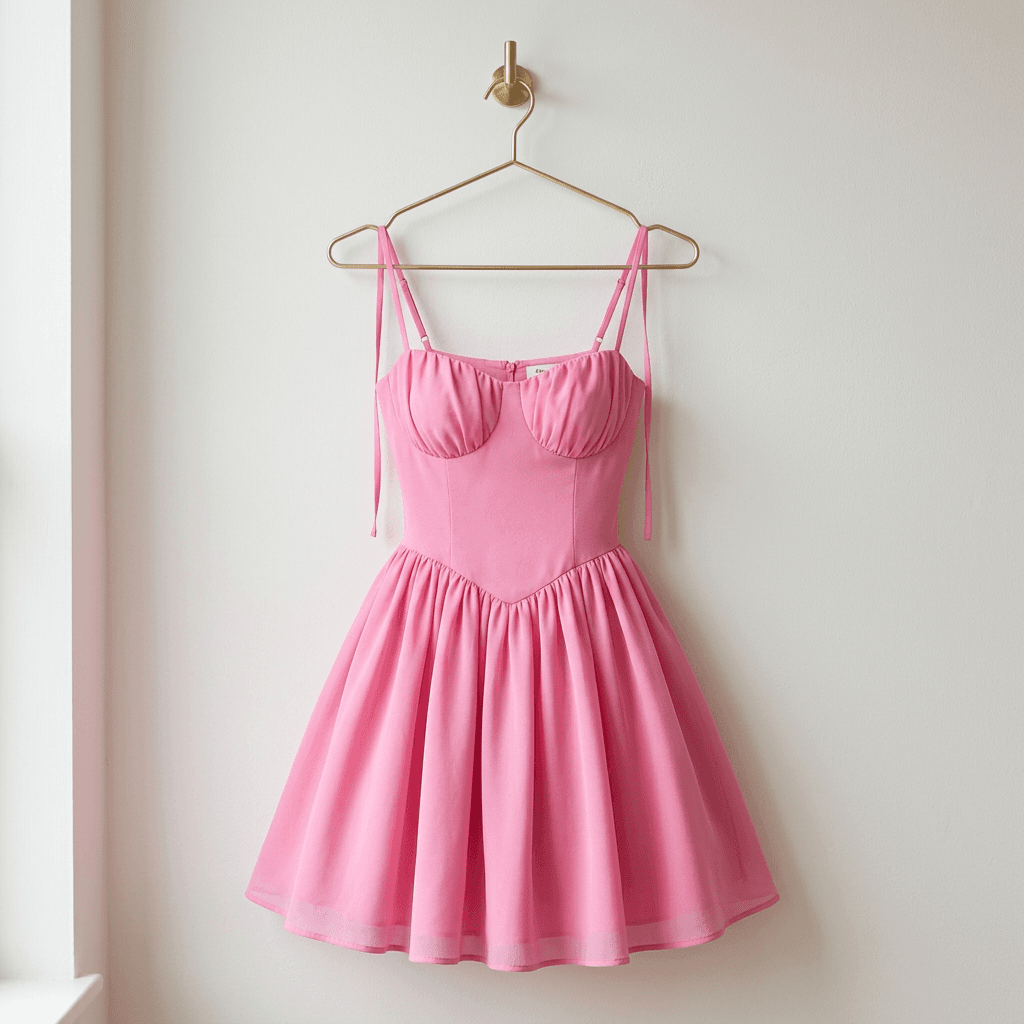 Original product photo — pink dress on plain background