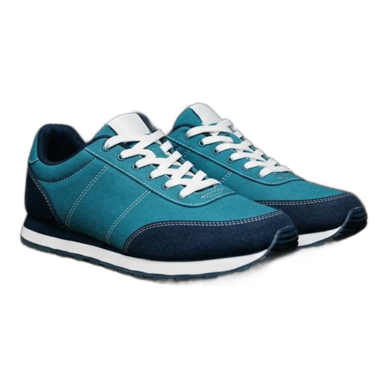Sneaker product photo with background removed, resized for Depop at 1280×1280 pixels