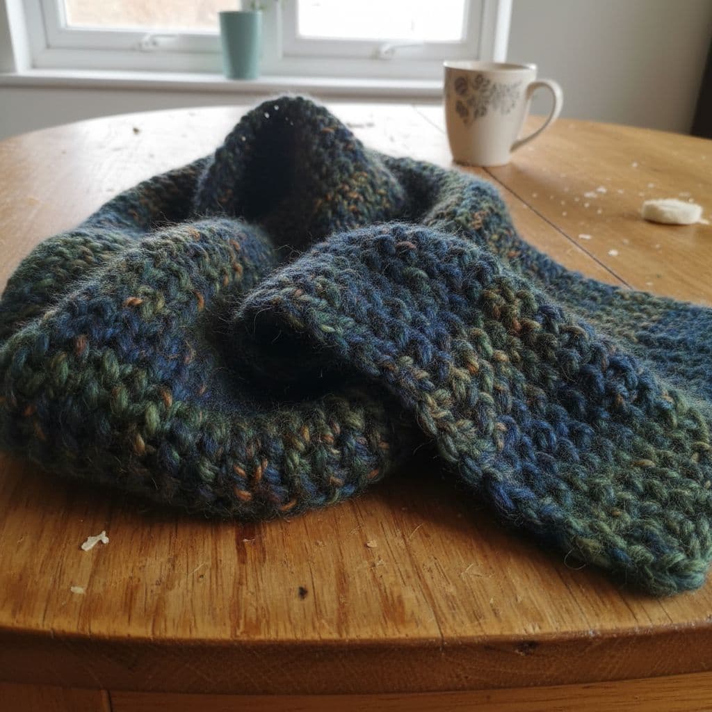 Original Knitted scarf photo
